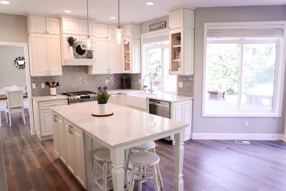 Kitchen remodeling - wood floor